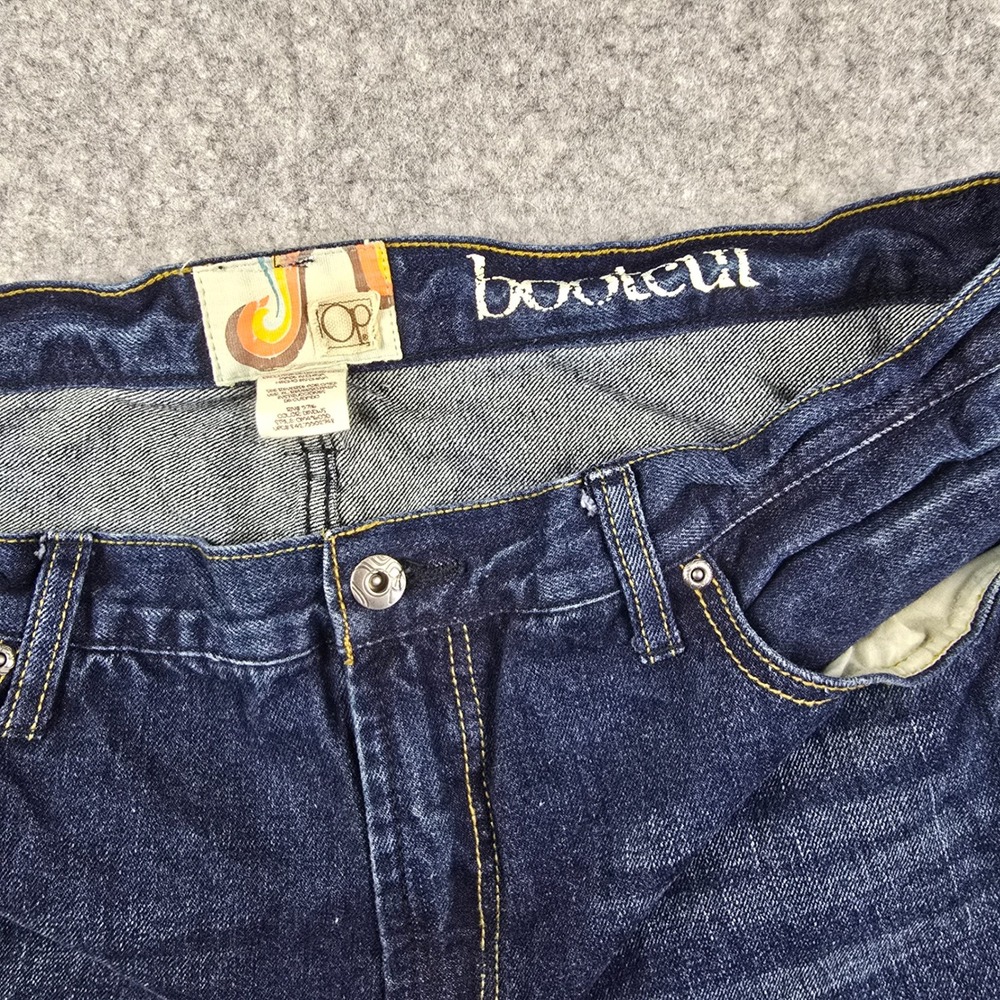 Ocean Pacific OP Mens Bootcut Jeans Dark Wash Blue Denim 38x28 - Picture 3 of 11